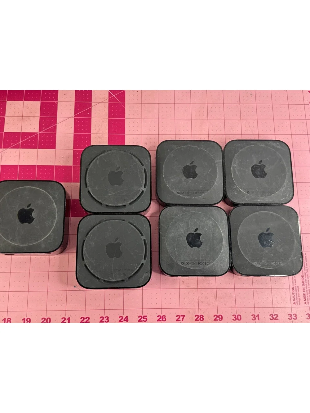 Lot of 7 Apple TV 1 A1625 - 2 A1842 - 4 A1469 Untested